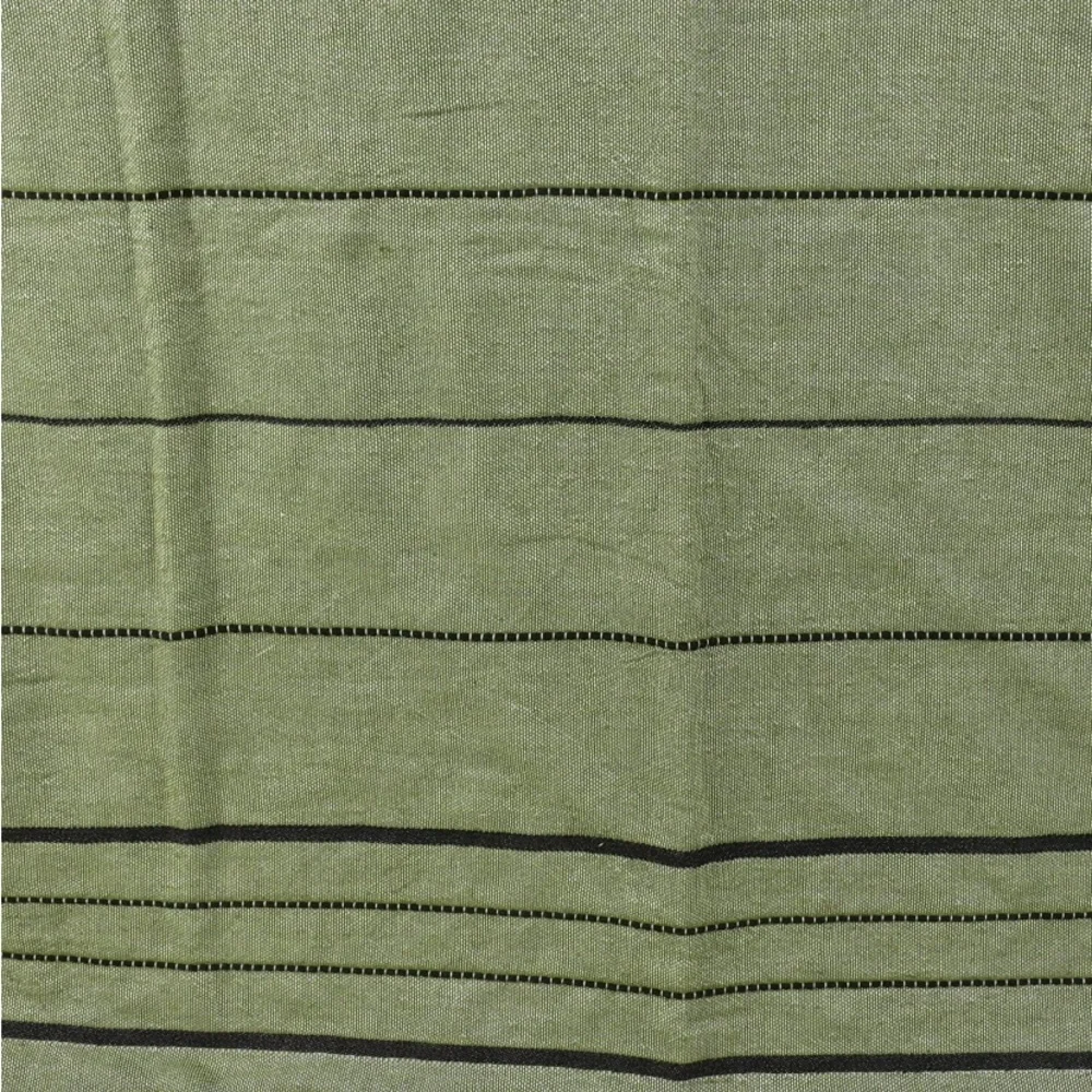 Olive Boho Throw Blanket SXSW 42x72 Eyelash Fringe Soft Organic Weave